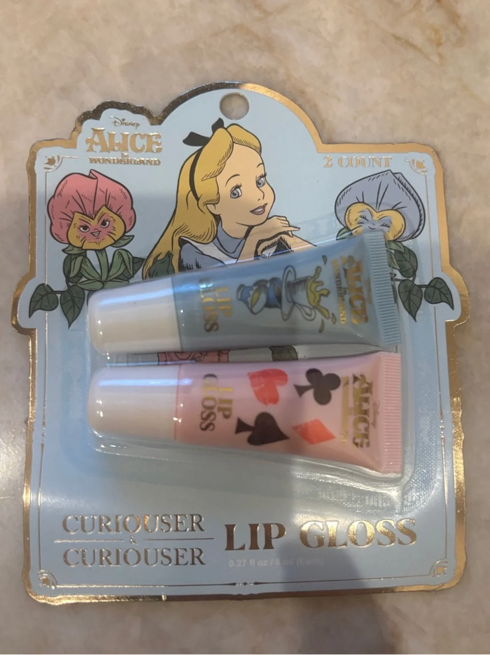 Disney Alice in Wonderland Blue Teapot Lip Balm